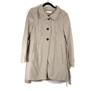 Zara women tan trench Medium